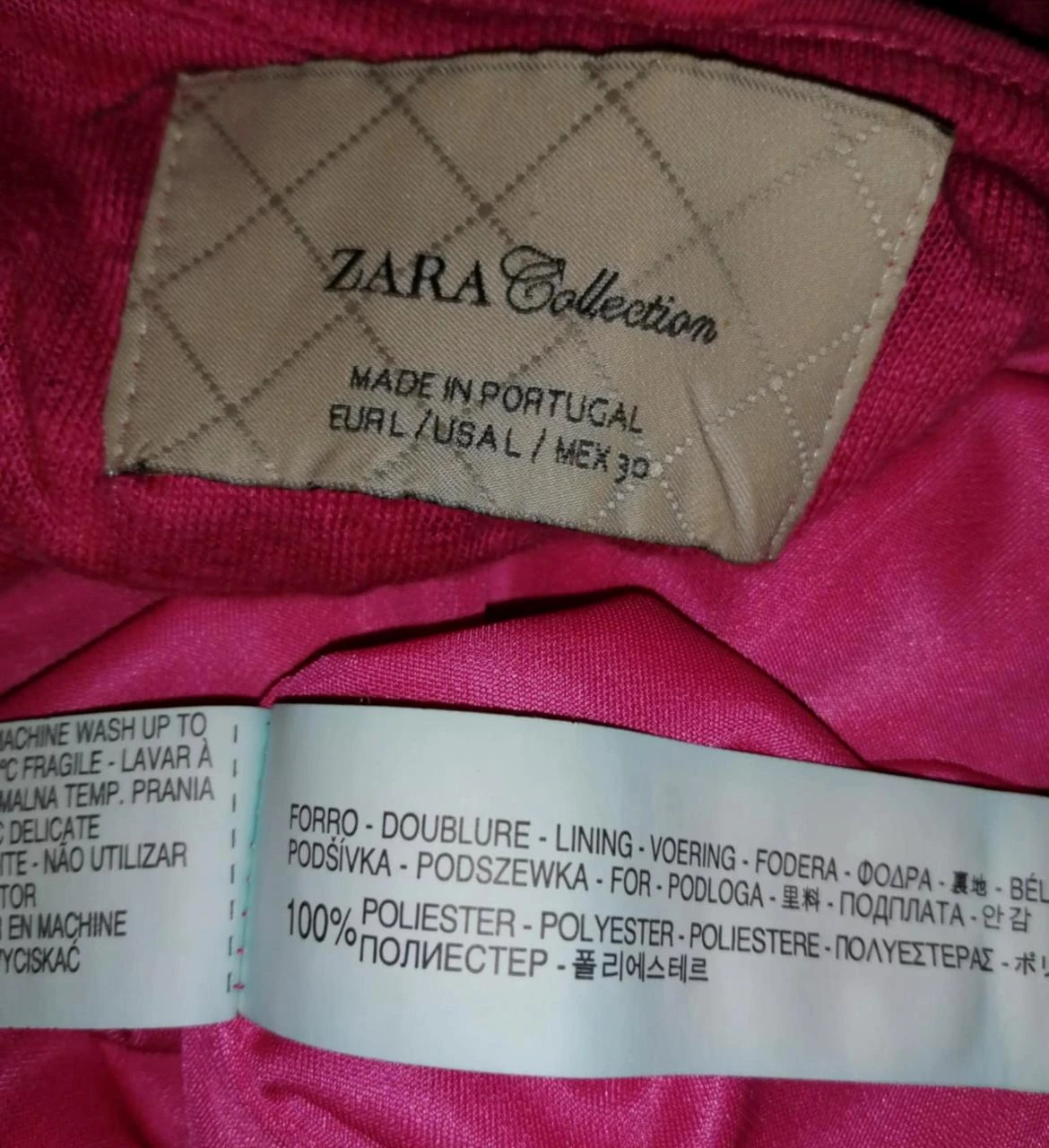 Sleeveless Fuchsia Linen Dress "Zara Collection" – photo 5